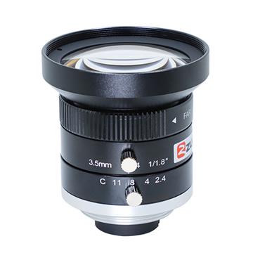 FA Lens HM035MP2 3.5mm Manual Iris Machine Vision Lens 1/1.8